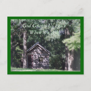 PeacefulEncouragingCard-customise Postcard