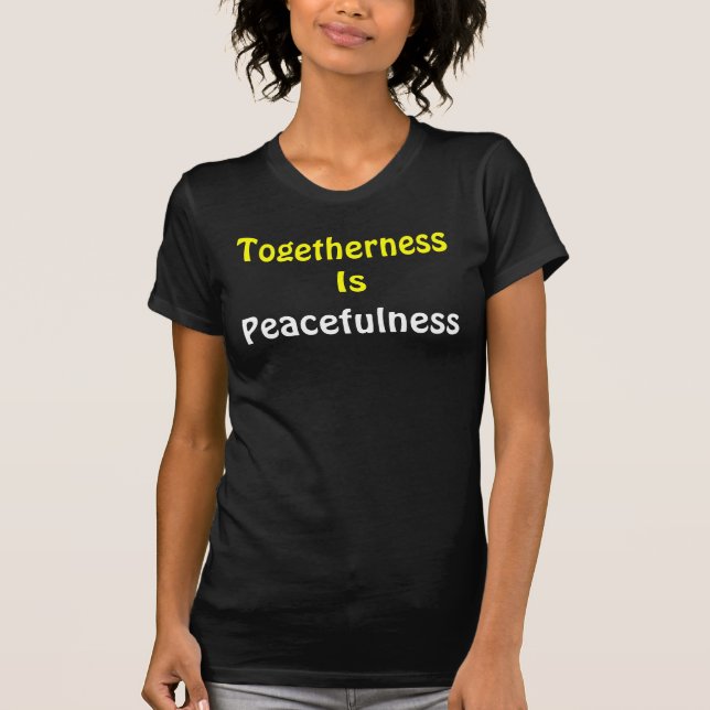peacefulness t-shirts (Front)