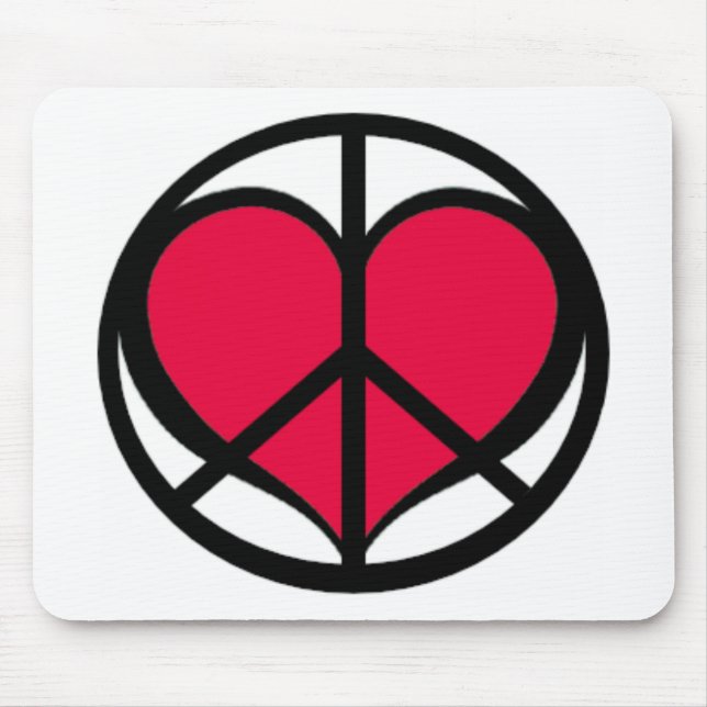 PeaceLove Mouse Mat (Front)