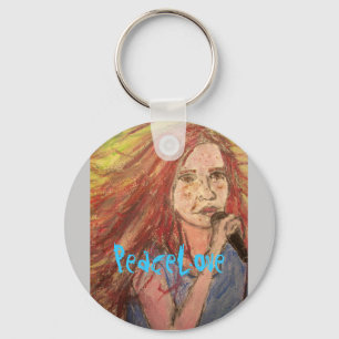 PeaceLove Rocker Girl Key Ring