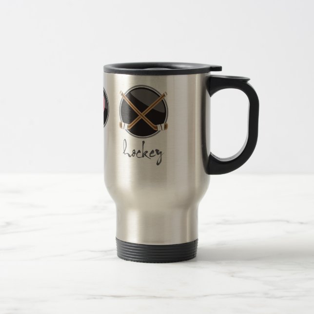 Peacelovehockey Travel Mug (Right)