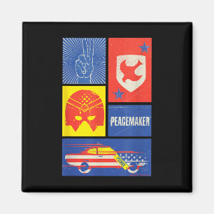 Peacemaker Sign, Shield, Helmet And Car Magnet