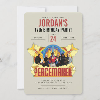 Peacemaker the Series Birthday Invitation