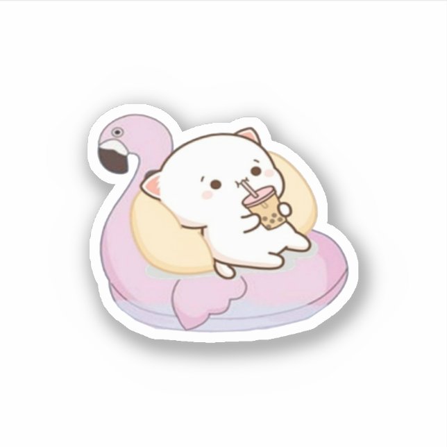 Peach And Goma Mochi Cat (Front)