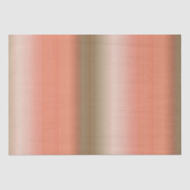 peach and olive streaks  tissue paper (Front)