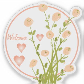 Peach And Pink Floral