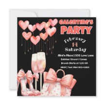 Peach and Pink Galentine's Day Party