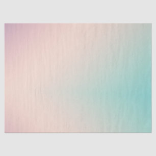 Peach Aqua Tie Dye Ombre Tissue Paper