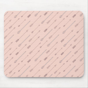 Peach Arrows Mouse Mat