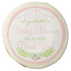 Peach Baby Shower- Floral Wreath Guest Favour