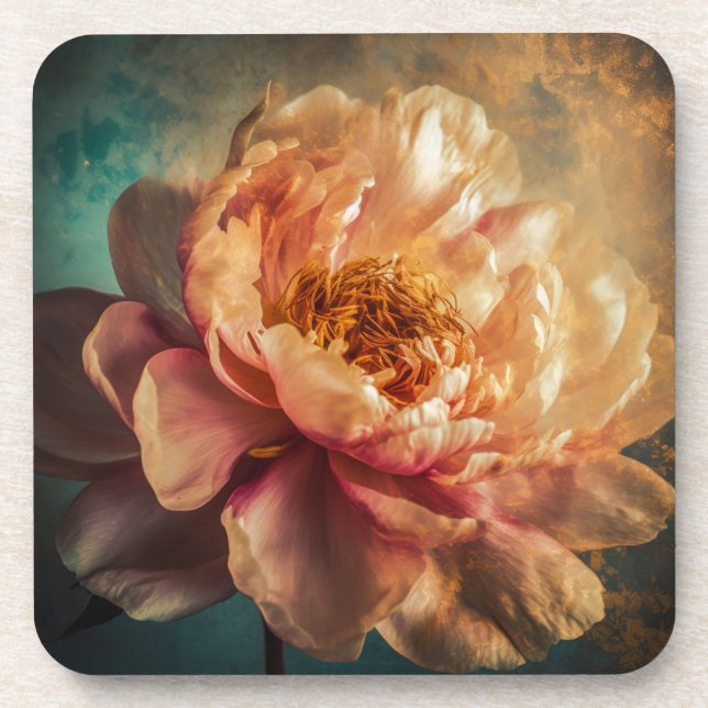 Peach Beauty  Coaster (Front)