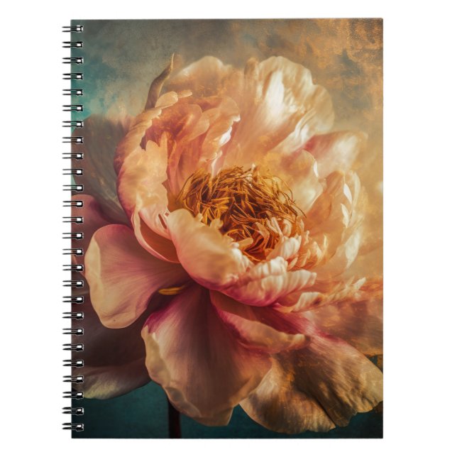 Peach Beauty  Notebook (Front)