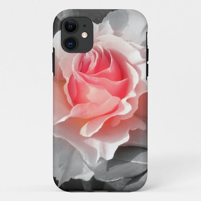 Peach Bliss Rose Case-Mate iPhone Case (Back)