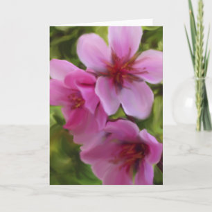 peach blossom card