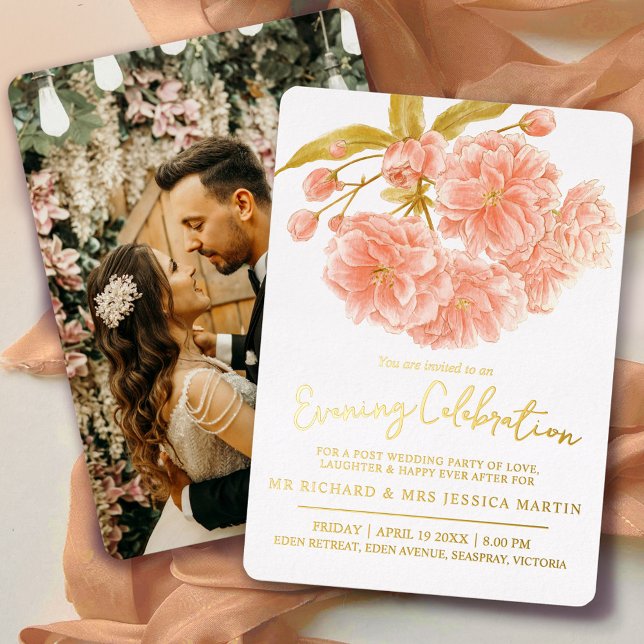 Peach blossom spring evening celebration gold  (Creator Uploaded)