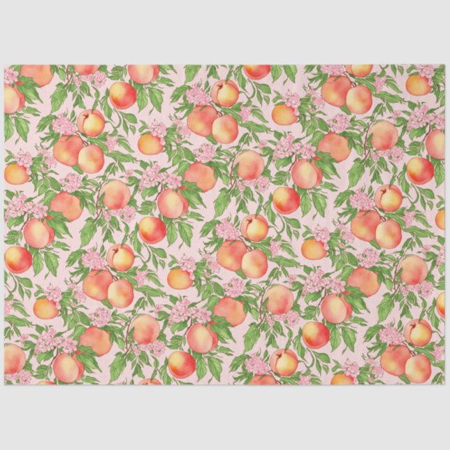 Peach Blossom Tissue Paper (Front)