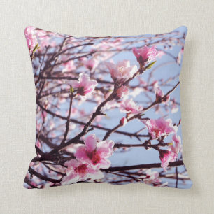 Peach Blossoms Cushion