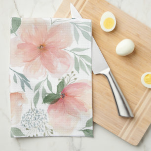 Peach Blossoms Kitchen Towel