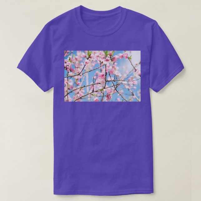 Peach Blossoms T-Shirt (Design Front)