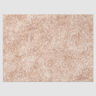 Peach Blush Gold Glitter    Tissue Paper