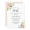 Peach Blush Watercolor Floral 90th Birthday Party
