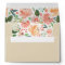 Peach Blush Watercolor Floral Envelope
