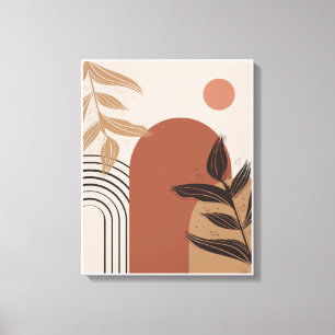 Peach Boho Canvas Print