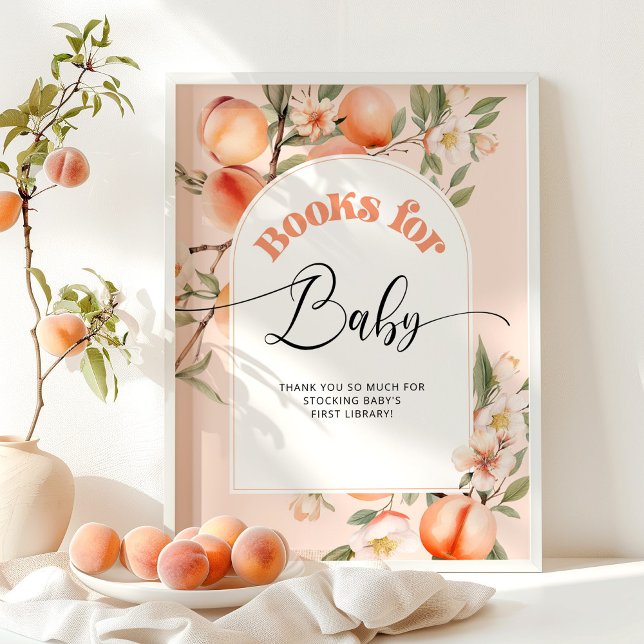 Peach books for baby. Fruit Books for baby Poster (Creator Uploaded)