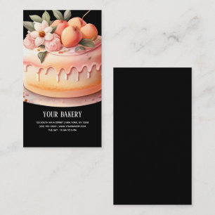 Peach Cake business card