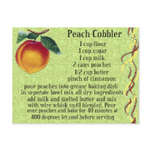 peach cobbler