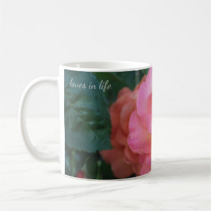 Peach Coloured Rose Coffee Mug