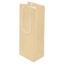 Peach-Coloured Wine Gift Bag