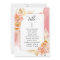 Peach, Coral Seating Plan Cards with Guest Names