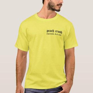 Peach Crush borzoi tee