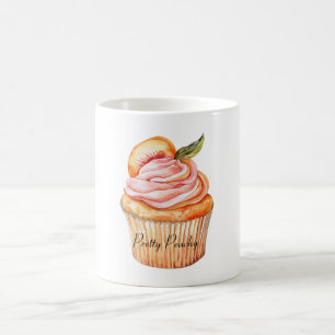 Peach Cupcake Coffee Mug