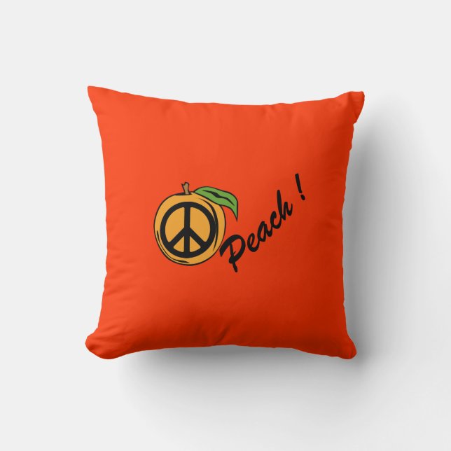 Peach ! cushion (Front)