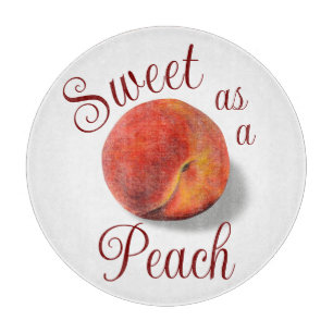 Peach Cutting Board