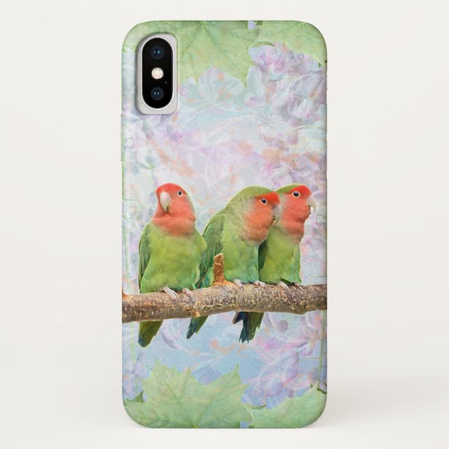 Peach Delight iPhone X Case (Back)