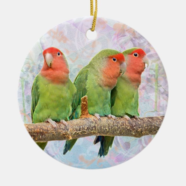 Peach Delight Ornament (Front)