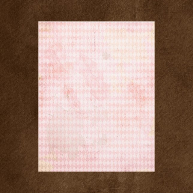 Peach Diamond Scrapbook Paper (Creator Uploaded)
