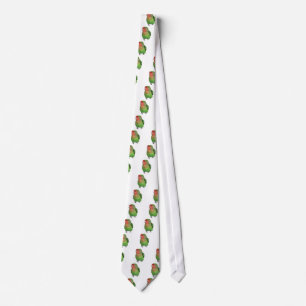 Peach-faced Lovebird Tie