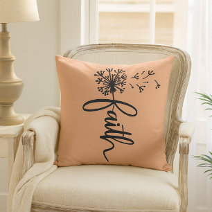 Peach Faith Cushion