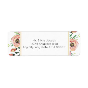 Peach Floral