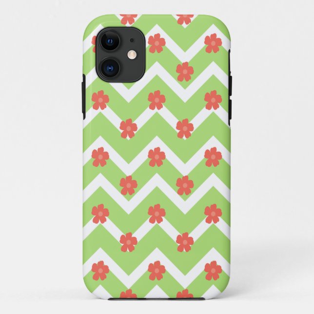 Peach Floral Bedspread Case-Mate iPhone Case (Back)