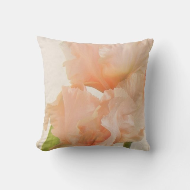 Peach Floral Cushion (Front)