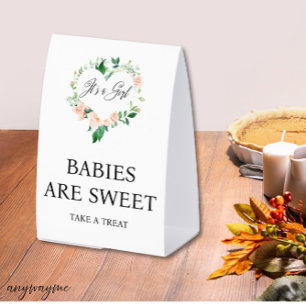 Peach Floral Sweets Baby Shower