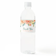 Peach Florals | Baby Shower Thank You