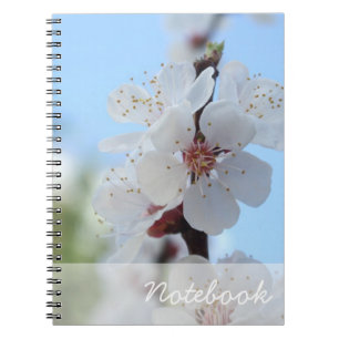 Peach Flowers Notebook