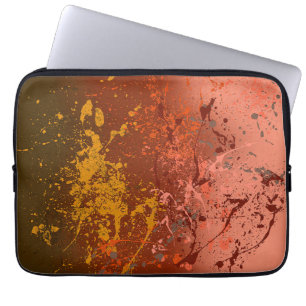 Peach Flurry Laptop Sleeve