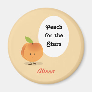 Peach for the Stars Magnet